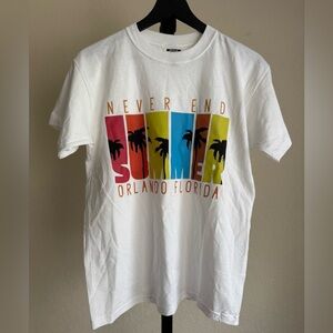 Orlando Florida Men’s Medium White Short Sleeve T-Shirt